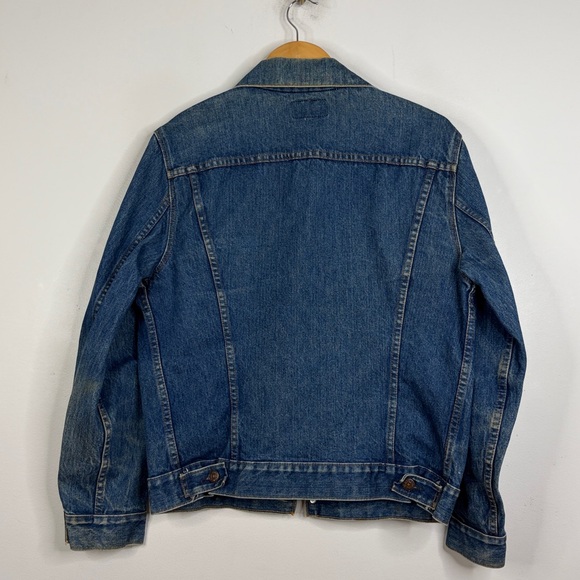 Vintage Levi's Jean Jacket Mens 38 Blue Denim Trucker Made in Canada 80s 90s - Picture 3 of 16